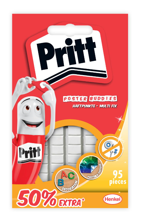 Pritt Haftpunkte - Poster Buddies 35g +50% gratis